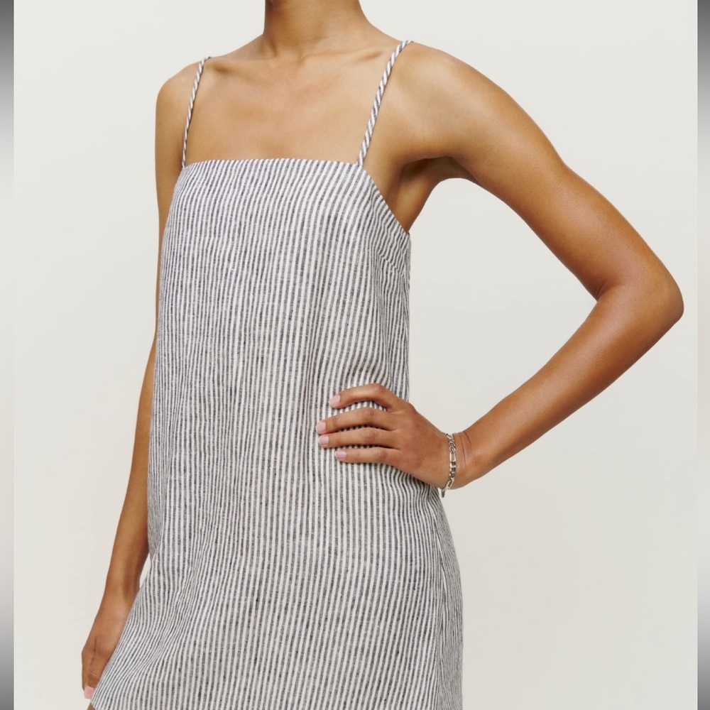 Reformation Aubree Linen Dress
